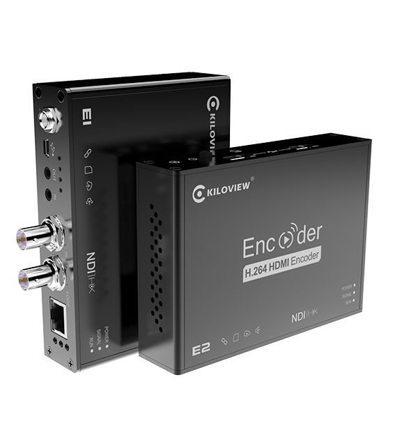 HDMI/SDI to NDI Wired Encoder - product - Kiloview E1 E2 NDI