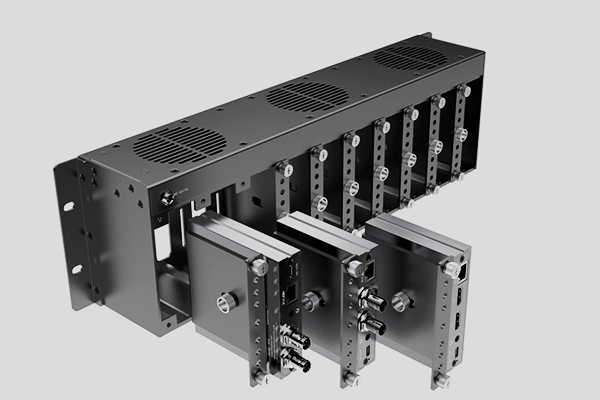 N3 3G SDI NDI bi-directional converters in rack mounted forms