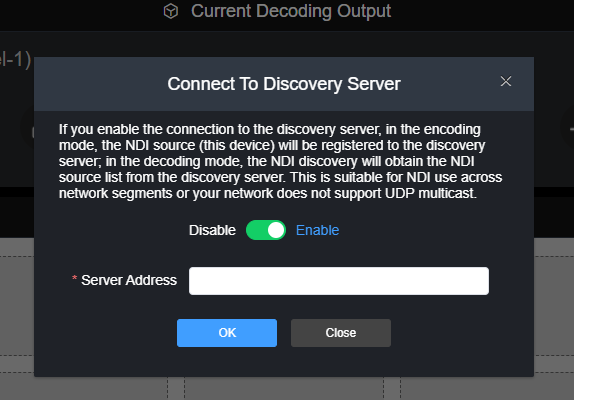 Connect to Discovery Server