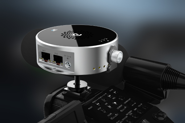 U40 hdmi to ndi 4k video encoder with a hotshoe to be mounted on camera
