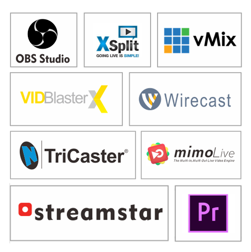 campatible with multiple video production software