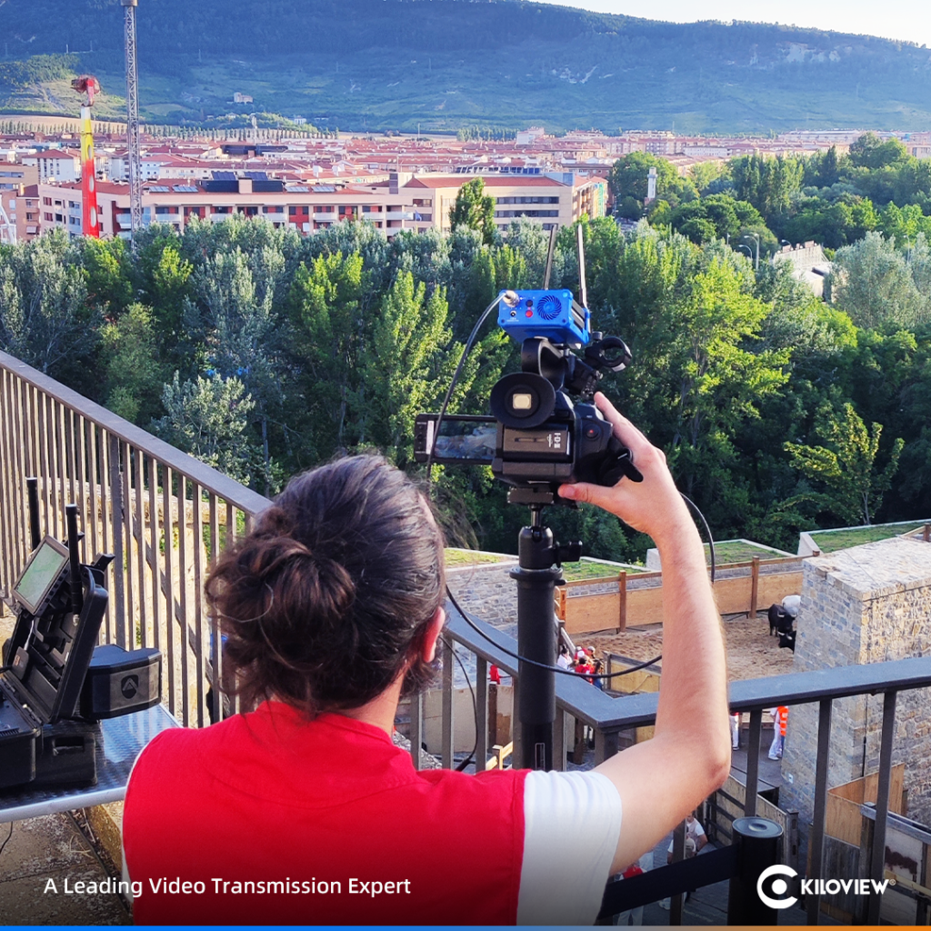 Kiloview Delivered Ultra-Low Latency Video Transmission For Streaming of the San Fermín Festival in Spain
